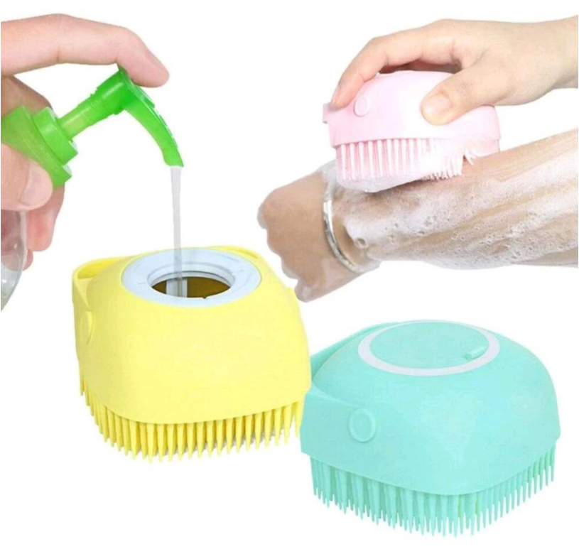Dispensador Jabon De Silicona Para Mascotas