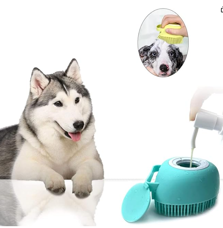 Dispensador Jabon De Silicona Para Mascotas
