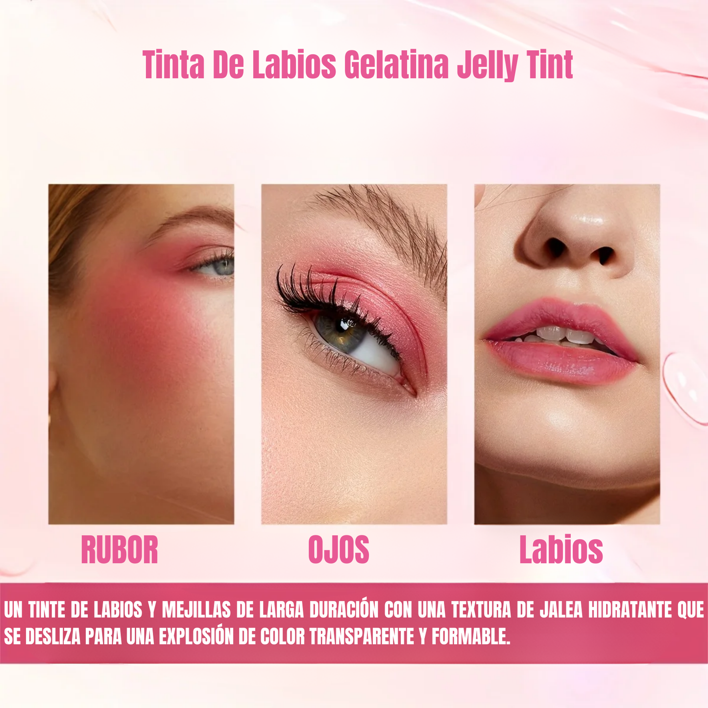 Cepillo Alisador Tinta Labios Jelly