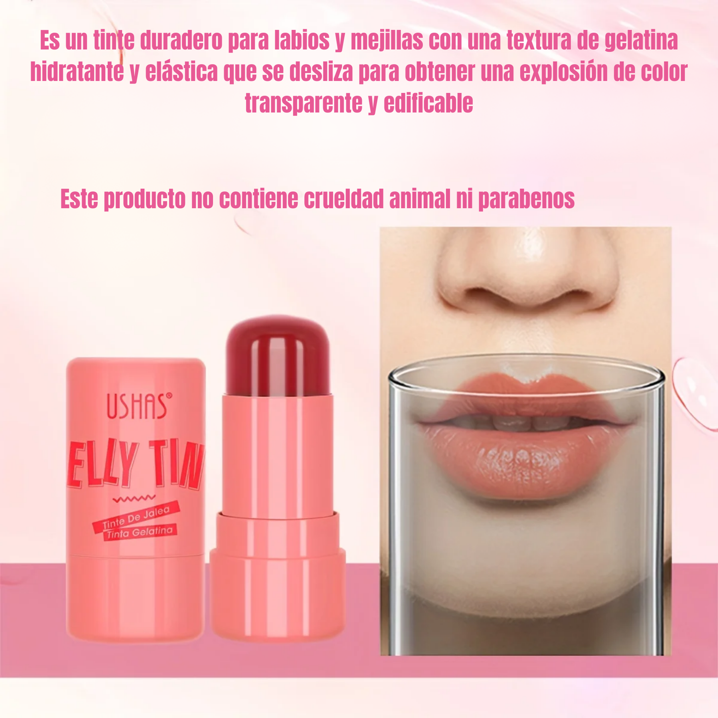 Cepillo Alisador Tinta Labios Jelly
