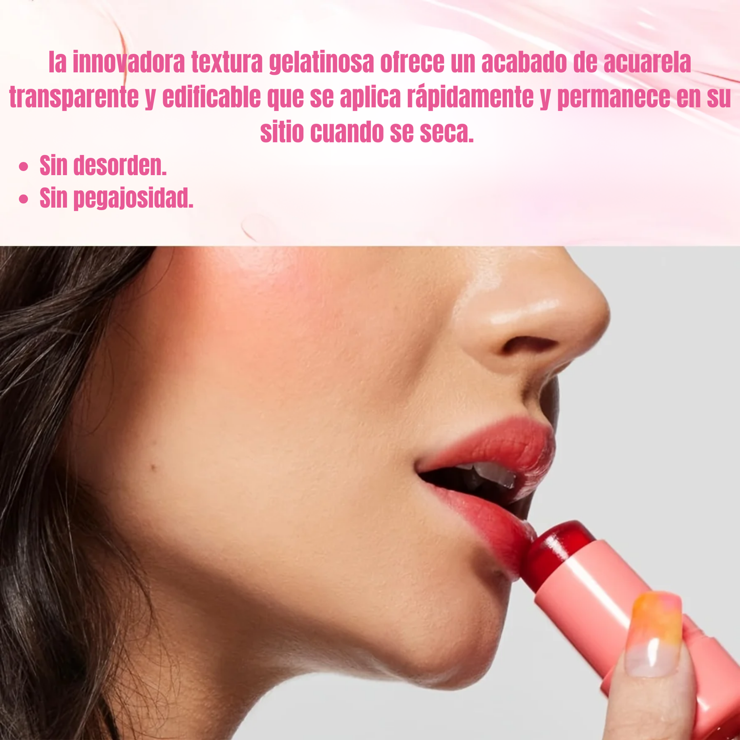 Cepillo Alisador Tinta Labios Jelly