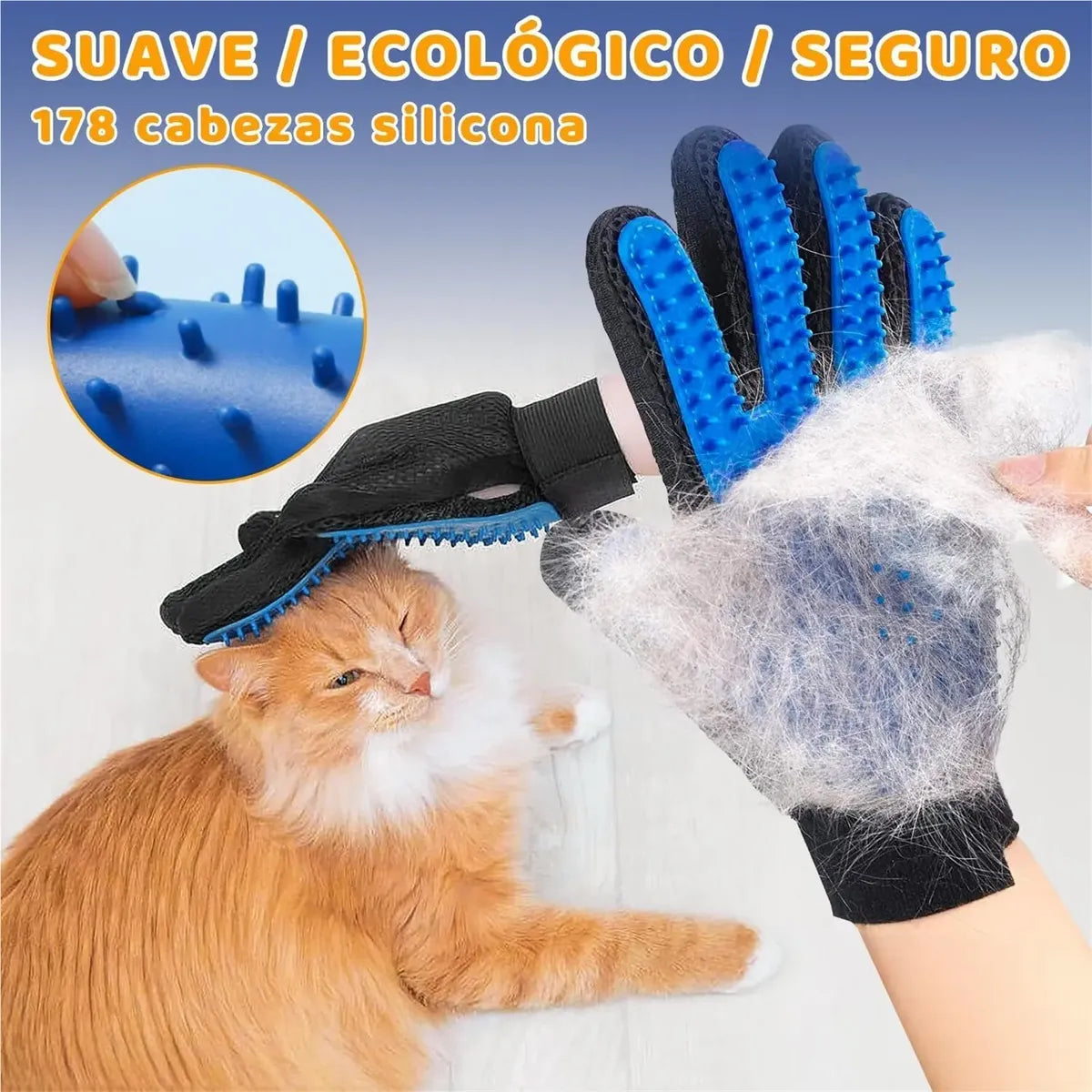 Guante Quita Pelos De Mascotas