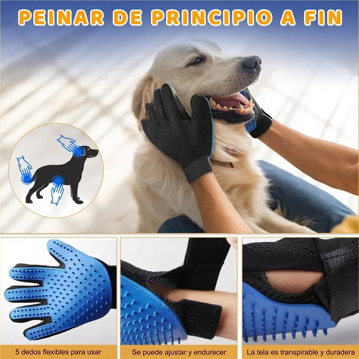 Guante Quita Pelos De Mascotas