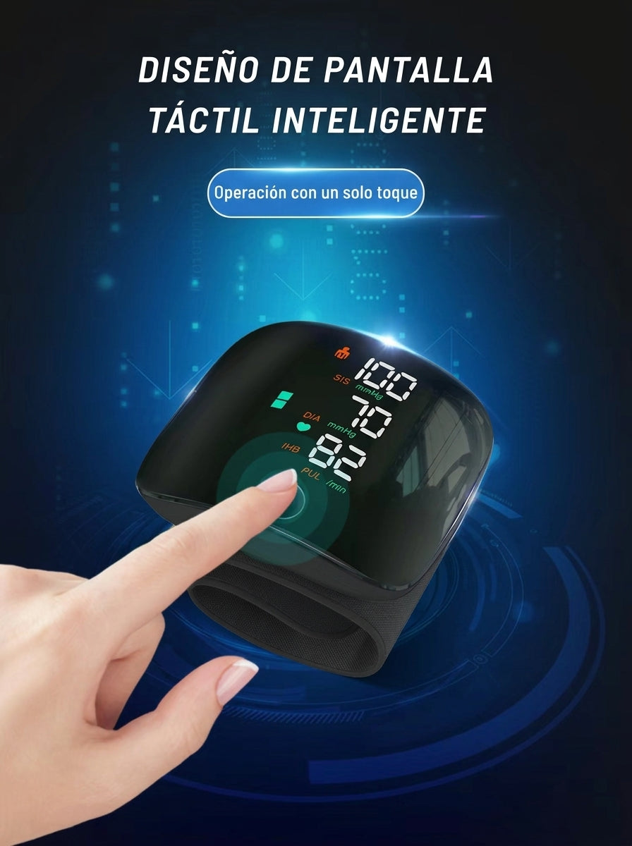 Tensiómetro Digital De Muñeca Pantalla Led Con Voz Memoria