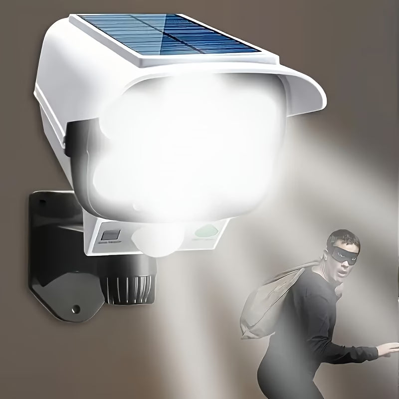 Lampara Solar Falsa Camara De Seguridad Senso De Movimiento